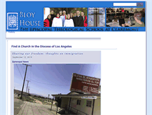 Tablet Screenshot of bloy-house.ladiocese.net